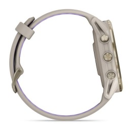 Умные часы Garmin FORERUNNER 970 47mm Soft Gold Titanium with French Gray Case and French Gray/Translucent Indigo Band