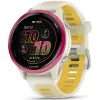 Умные часы Garmin FORERUNNER 570 42mm Rasperry Bone/Mango Band