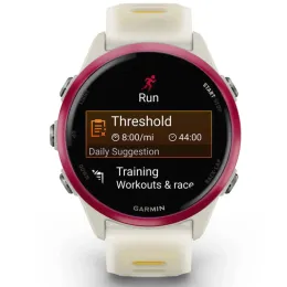 Умные часы Garmin FORERUNNER 570 42mm Rasperry Bone/Mango Band