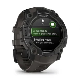 Умные часы Garmin INSTINCT 3 50 mm Black/Charcoal Band