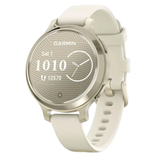 Умные часы Garmin LILY 2 Active 38mm Lunar Gold With Bone Silicone Band