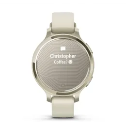 Умные часы Garmin LILY 2 Active 38mm Lunar Gold With Bone Silicone Band