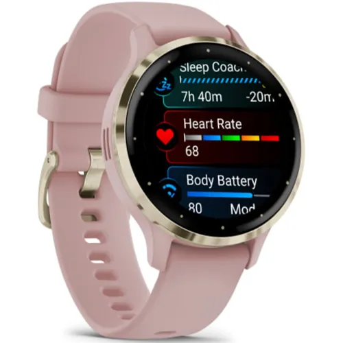 Умные часы Garmin VENU 3s 41mm Silver (Dust/Rose) 