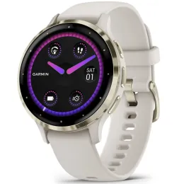 Умные часы Garmin VENU 3s 41mm Silver (Ivory Case)