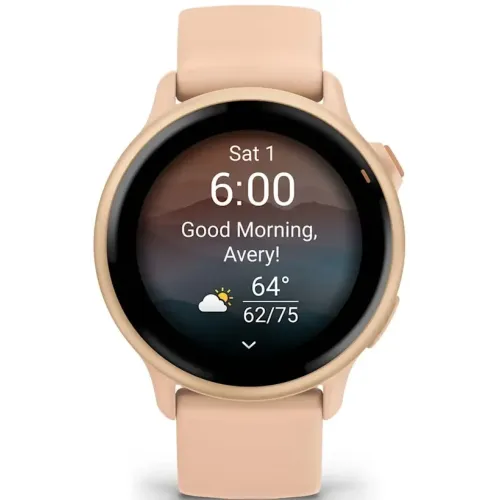 Умные часы Garmin VIVOACTIVE 6 42mm (Pink Dawn)
