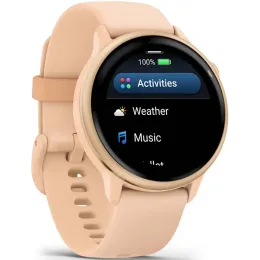 Умные часы Garmin VIVOACTIVE 6 42mm (Pink Dawn)