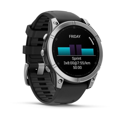 Умные часы Garmin FENIX E 47mm Amoled (Silver)