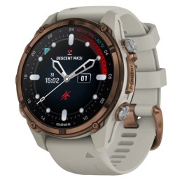 Умные часы Garmin DESCENT MK3i 43mm Bronze PVD/French Grey Silicone Band
