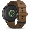 Умные часы Garmin VENU 4 45mm Slate Bezel With Black Silicone Band And Brown Leather Band
