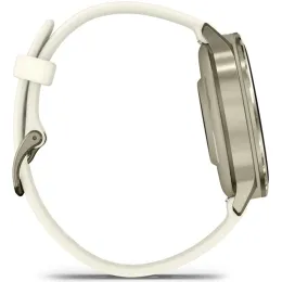 Умные часы Garmin VENU 4 41mm Lunar Gold Bezel With Bone Silicone Band