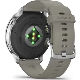 Умные часы Garmin VENU 4 45mm Silver Bezel With Silver Gray Silicone Band