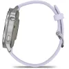 Умные часы Garmin VENU 4 41mm Silver Bezel With Periwinkle Silicone Band