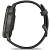 Умные часы Garmin VENU 4 45mm Slate Bezel With Black Silicone Band