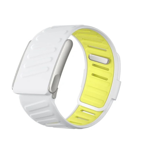 Ремешок силиконовый Protect для Whoop MG (Белый/Желтый)