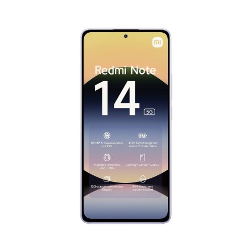 Телефон Xiaomi Redmi Note 14 5G 8/256 ГБ, цвет: лавандово-фиолетовый (Lavender Purple) - изображение 1
