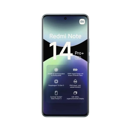 Телефон Xiaomi Redmi Note 14 Pro+ 5G 12/512 ГБ, цвет: морозный синий (Frost Blue) - изображение 1