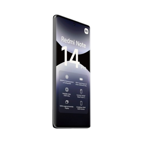 Телефон Xiaomi Redmi Note 14 Pro 12/512 ГБ, цвет: полуночно-черный (Midnight Black) - изображение 1