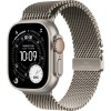 Часы Apple Watch Ultra 3 GPS + Cellular 49mm Natural Titanium Case, Milanese Loop (Natural Titanium) M