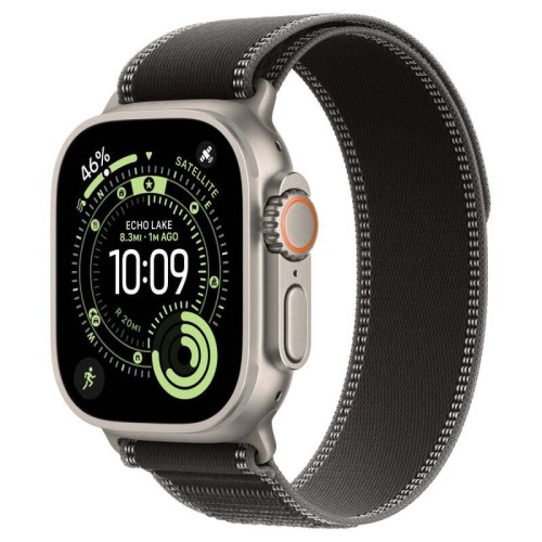 Часы Apple Watch Ultra 3 GPS + Cellular 49mm Black Titanium Case, Trail Loop (Black/Charcoal) M/L
