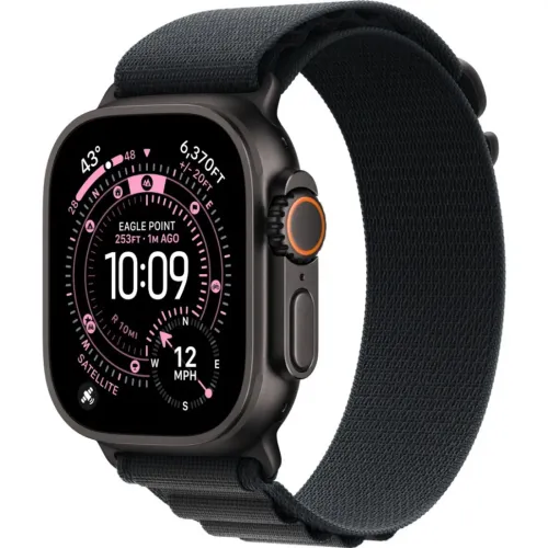 Часы Apple Watch Ultra 3 GPS + Cellular 49mm Black Titanium Case, Alpine Loop (Black) L
