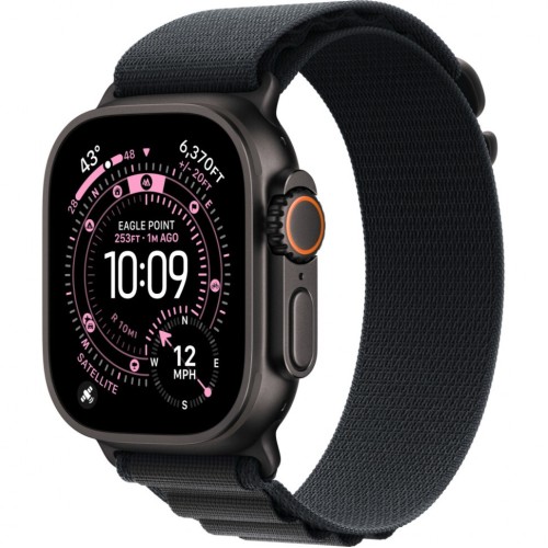 Часы Apple Watch Ultra 3 GPS + Cellular 49mm Black Titanium Case, Alpine Loop (Black) S