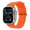 Часы Apple Watch Ultra 2 GPS + Cellular 49 мм, титановый корпус, ремешок Ocean Оранжевого цвета