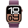 Часы Apple Watch Series 10 46mm Rose Gold Aluminium Case, Sport Loop (Plum)