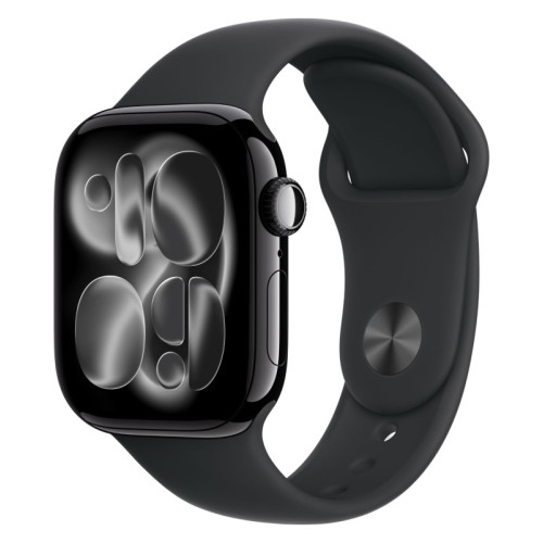 Часы Apple Watch Series 11 46mm Jet Black Aluminium Case, Sport Band (Black) M/L