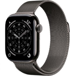 Часы Apple Watch Series 11 46mm Slate Titanium Case, Milanese Loop (Slate) M/L