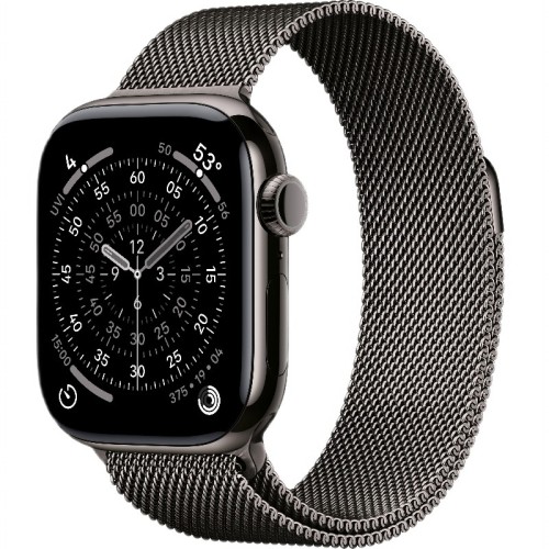 Часы Apple Watch Series 11 46mm Slate Titanium Case, Milanese Loop (Slate) S/M