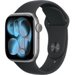 Часы Apple Watch Series 11 46mm Space Grey Aluminium Case, Sport Band (Black) M/L