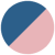 Blue/Blush