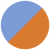 Vinca Blue/Topaz Orange
