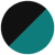 Black/Teal