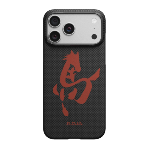 Чехол PITAKA PitaTap Edge Case iPhone 17 Pro (Ink Horse Painting)