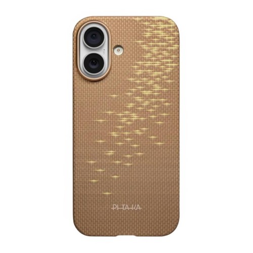 Чехол PITAKA Glints of Gold PitaTap Edge Case для iPhone 17