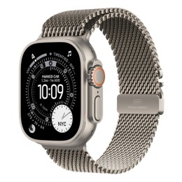 Часы Apple Watch Ultra 3 GPS + Cellular 49mm Natural Titanium Case, Milanese Loop (Natural Titanium) L