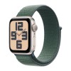 Часы Apple Watch SE 2 40mm Starlight Aluminium Case, Sport Loop (Lake Green)