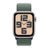 Часы Apple Watch SE 2 40mm Starlight Aluminium Case, Sport Loop (Lake Green) - миниатюра 1