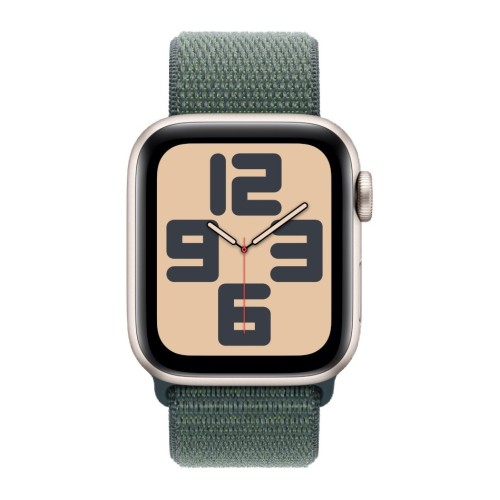 Часы Apple Watch SE 2 40mm Starlight Aluminium Case, Sport Loop (Lake Green) - изображение 1