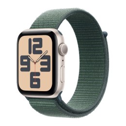 Часы Apple Watch SE 2 44mm Starlight Aluminium Case, Sport Loop (Lake Green)