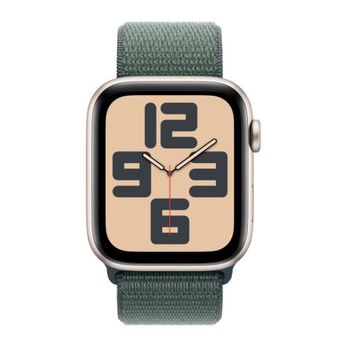 Часы Apple Watch SE 2 44mm Starlight Aluminium Case, Sport Loop (Lake Green) - изображение 1