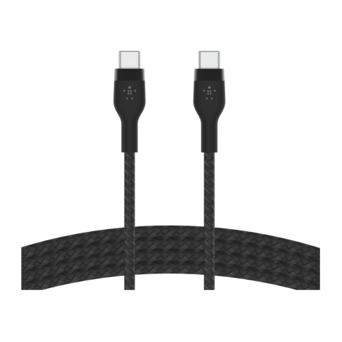Кабель с оплёткой и ремешком Belkin BoostCharge Pro Flex USB-C (USB 2.0) (1 м) (2 шт.) (CAB011)