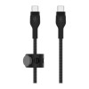 Кабель с оплёткой и ремешком Belkin BoostCharge Pro Flex USB-C (USB 2.0) (1 м) (CAB011) - миниатюра 1