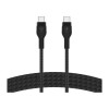 Кабель с оплёткой и ремешком Belkin BoostCharge Pro Flex USB-C (USB 2.0) (1 м) (CAB011) - миниатюра 2