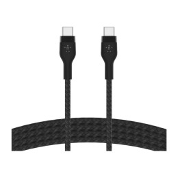 Кабель с оплёткой и ремешком Belkin BoostCharge Pro Flex USB-C (USB 2.0) (1 м) (CAB011) - изображение 2