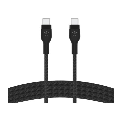 Кабель с оплёткой и ремешком Belkin BoostCharge Pro Flex USB-C (USB 2.0) (1 м) (CAB011) - изображение 2