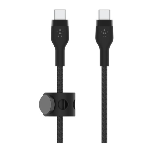 Кабель с оплёткой и ремешком Belkin BoostCharge Pro Flex USB-C (USB 2.0) (2 м) (CAB011)