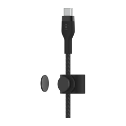 Кабель с оплёткой и ремешком Belkin BoostCharge Pro Flex USB-C (USB 2.0) (2 м) (CAB011) - изображение 2
