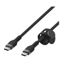 Кабель с оплёткой и ремешком Belkin BoostCharge Pro Flex USB-C (USB 2.0) (2 м) (CAB011) - изображение 3